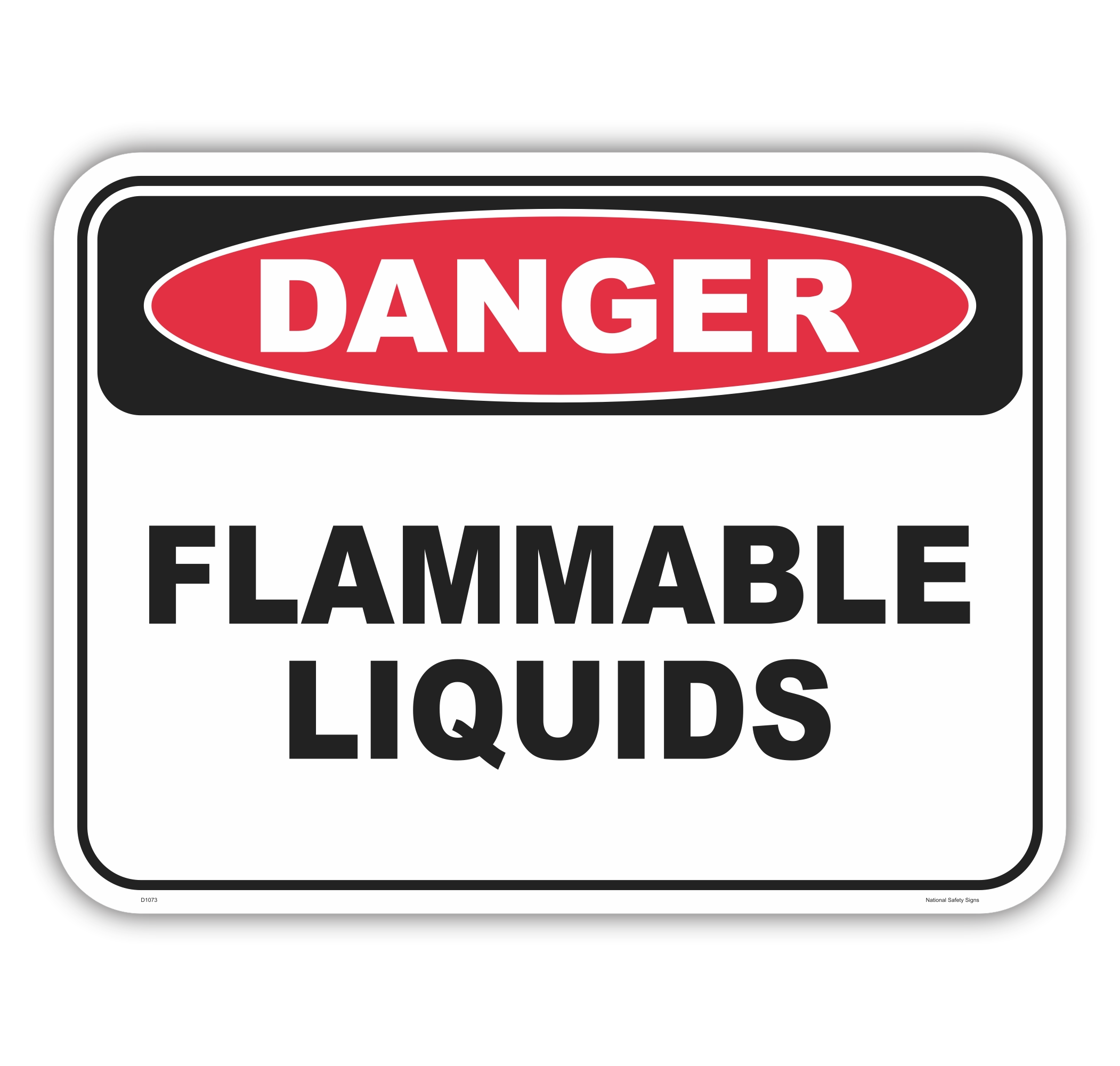 Flammable Liquids Sign D1073