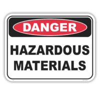 Hazardous Materials Sign D1082