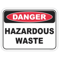 Danger hazardous waste safety sign - AS1319 compliant, National Safety Signs Australia