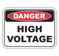 High Voltage Sign D1086