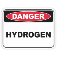 Danger hydrogen safety sign - AS1319 compliant, National Safety Signs Australia