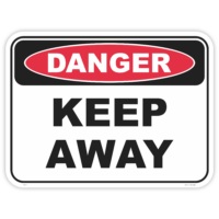 Danger keep away safety sign - AS1319 compliant, National Safety Signs Australia