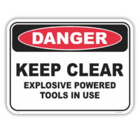 Keep Clear Sign D1099