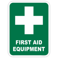 First aid equipment safety sign - AS1319 compliant, National Safety Signs Australia