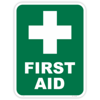 First aid safety sign - AS1319 compliant, National Safety Signs Australia