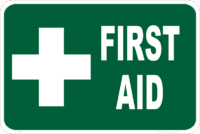 first aid signs