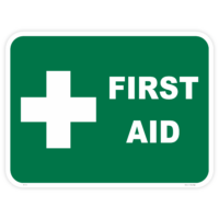 First aid safety sign - AS1319 compliant, National Safety Signs Australia