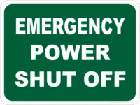 Emergency Power Shut Off