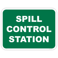 Spill control station sign - AS1319 compliant, National Safety Signs Australia