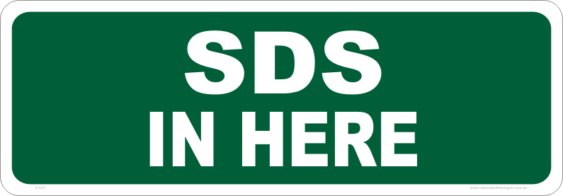 Sds Safety Data Sheets Located Here Sign New Signs