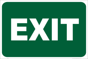 Emergency Exit E1243 - National Safety Signs