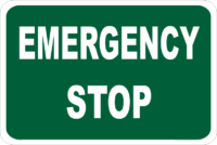 emergency stop