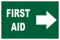 first aid right arrow