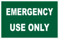 emergency use only