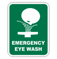 Emergency Eyewash sign E1211