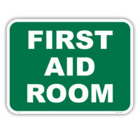 First Aid Room sign E1213