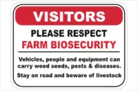 Farm Biosecurity Sign without Phone Number
