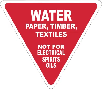 Fire Extinguisher Marker          F1427