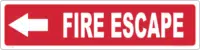 Fire Escape sign
