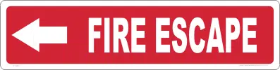 Fire Escape sign