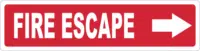 Fire Escape sign