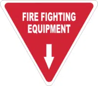 Fire Equipment Marker F1452