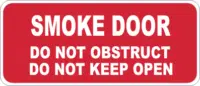 fire door sign