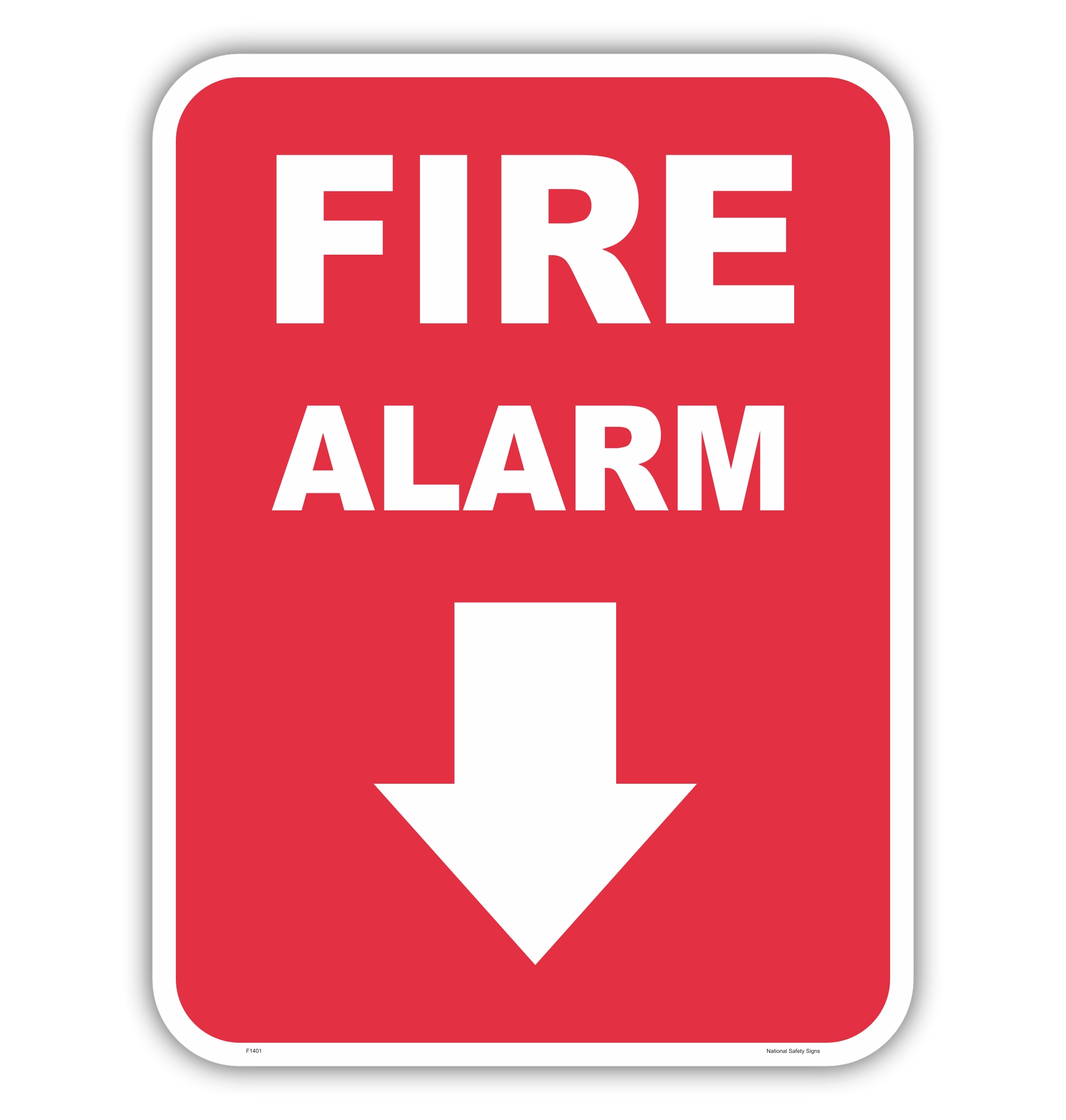 Fire Alarm Safety Signage F1401