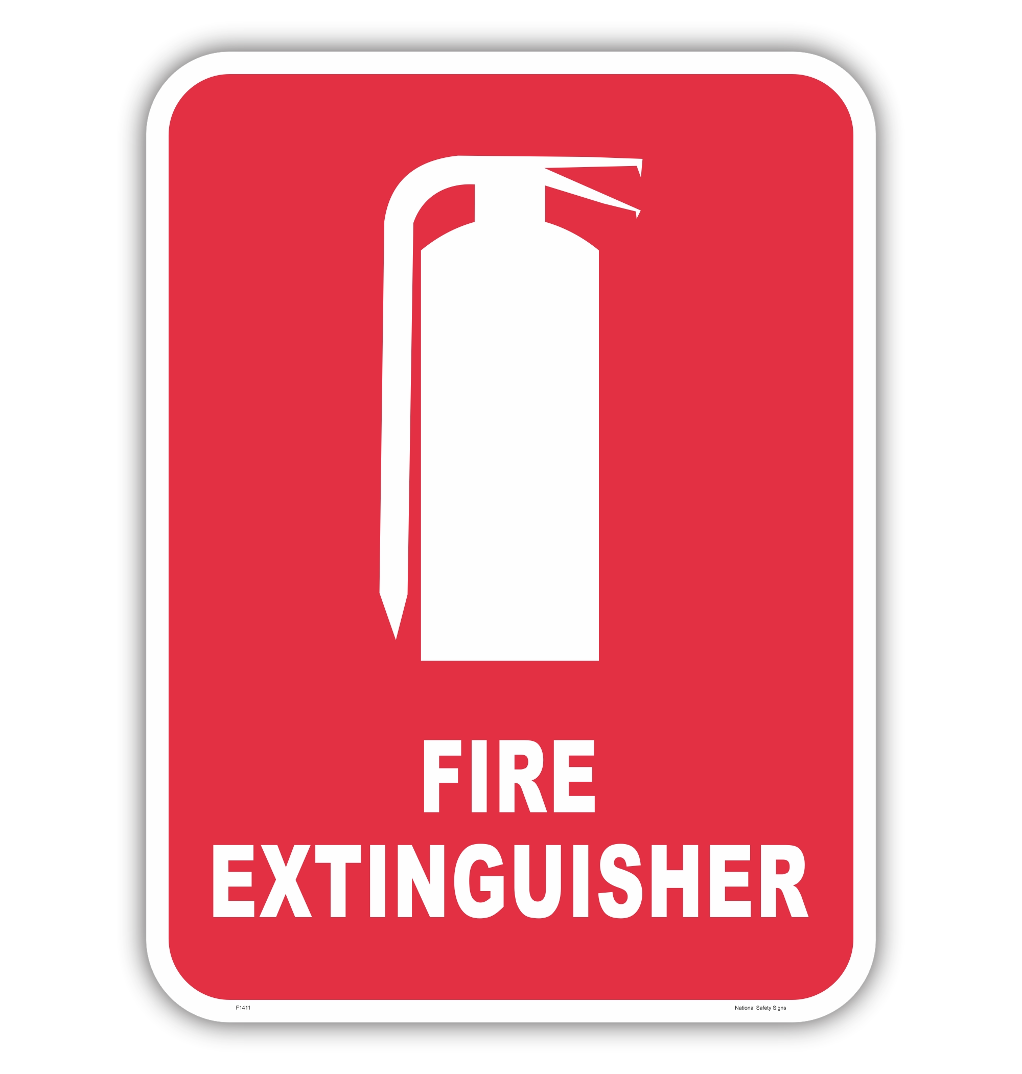 Fire Extinguisher sign F1411