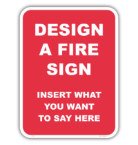 Fire  Design A Sign       F1466