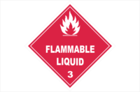 Class 3 Flammable Liquids sign