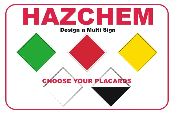 HazChem design a multi sign