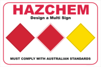 HazChem design a multi sign