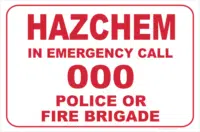 HazChem Dial 000