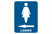 ladies left arrow