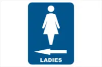 ladies left arrow