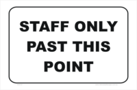 staff only past this point