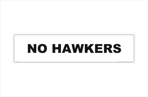 No Hawkers