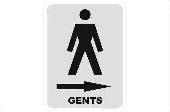 gents right arrow