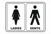 Toilet Ladies and Gents, bathroom, restroom