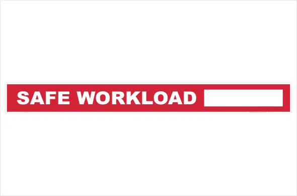 safe work load, swl