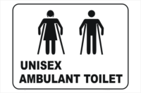 unisex ambulant toilet