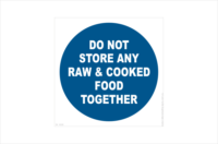 Raw and cooked food storage