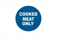 Cooked Meat Only