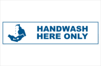 Hand wash here