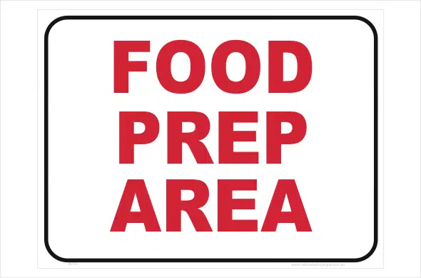 Food preparation area