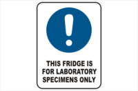 Fridge for Laboratory Specimens