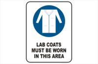 lab coats must be worn