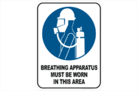 Breathing Apparatus worn this area