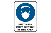 Dust Masks must be worn in this area
